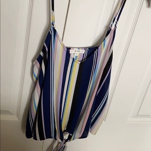 Colorful adjustable strap tank